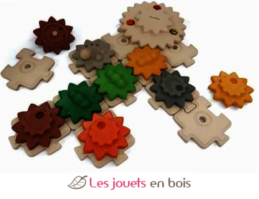 Puzzles engrenages - Plan Toys