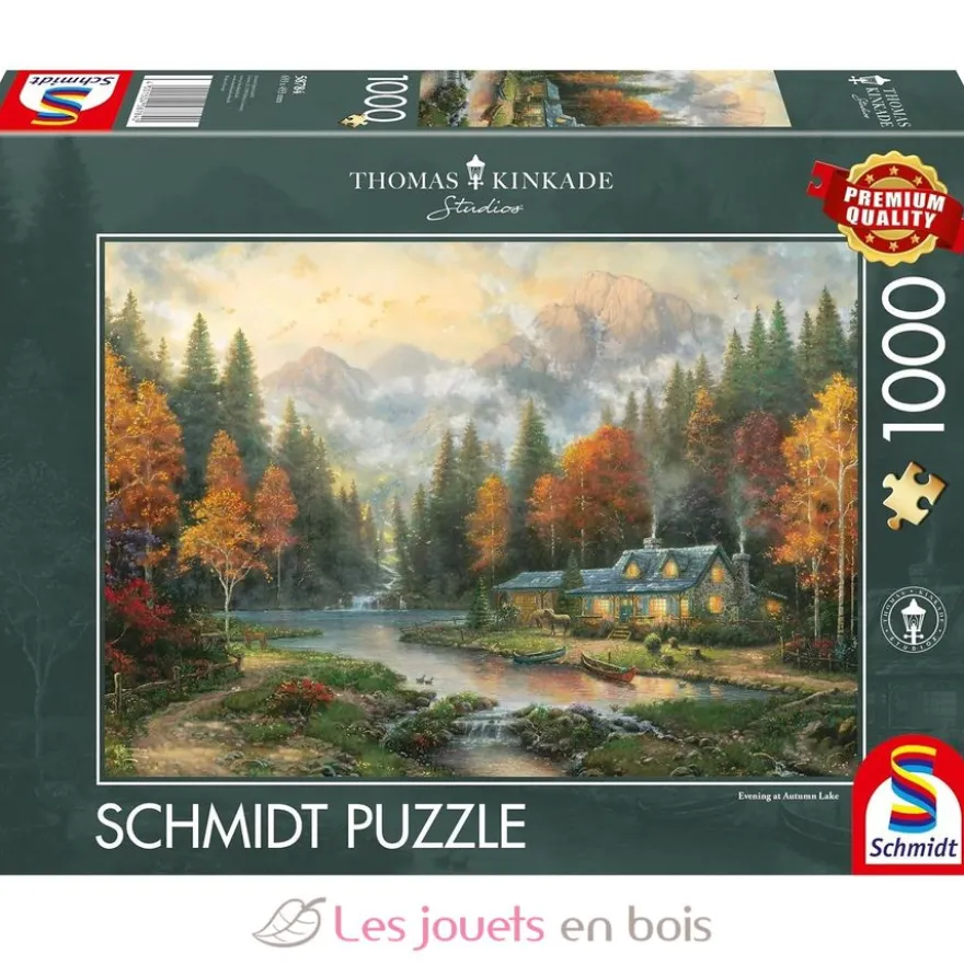 Puzzle Soirée d'automne au bord du lac 1000 pcs - Schmidt Spiele