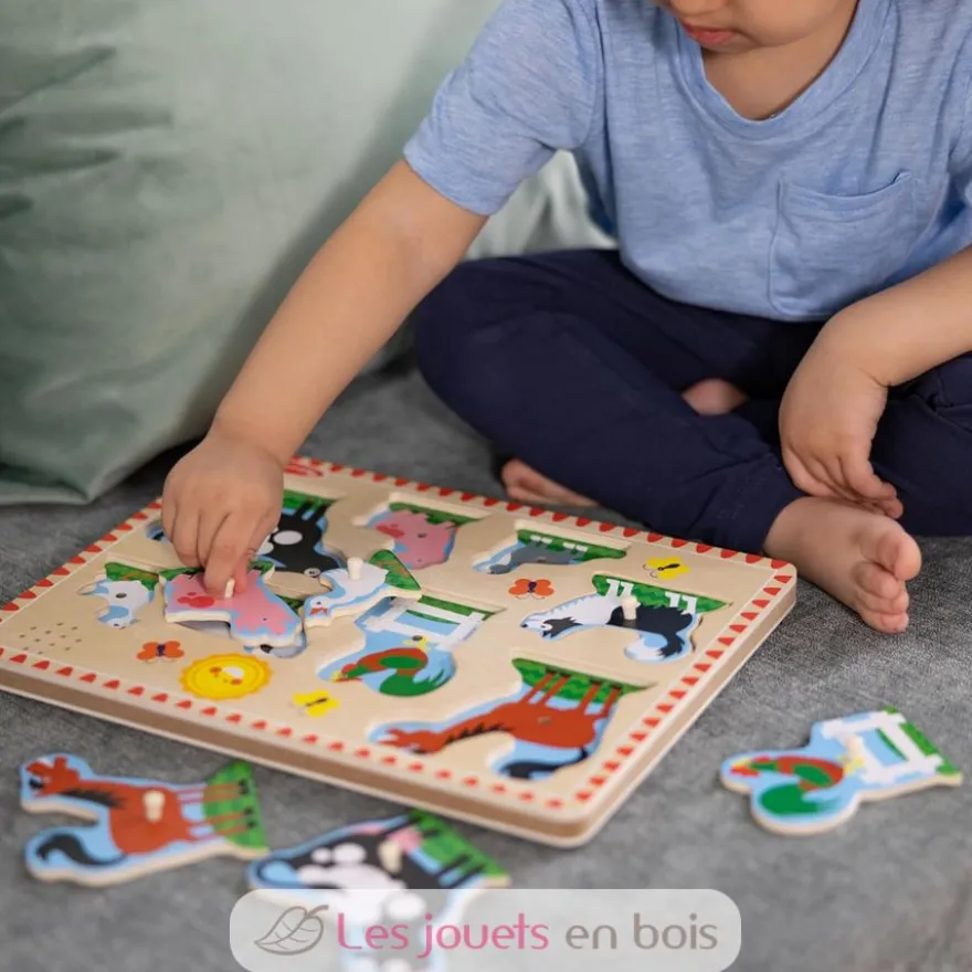 Puzzle sonore animaux de la ferme - Melissa & Doug