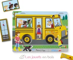 Puzzle sonore - Bus scolaire - Melissa & Doug