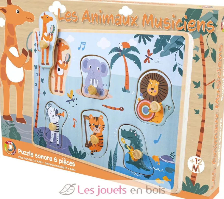 Puzzle sonore Jungle musicale - Ulysse