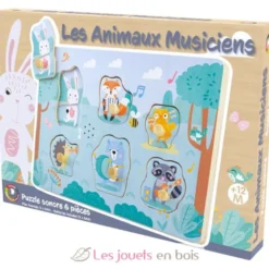 Puzzle sonore Les animaux musiciens - Ulysse