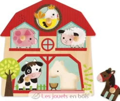 Puzzle sonore Les Copains de la Ferme - Janod
