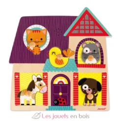 Puzzle sonore Mes Petits Compagnons - Janod