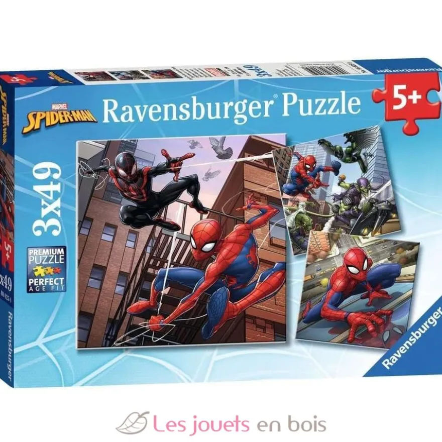 Puzzle Spiderman en action 3x49 pcs - Ravensburger
