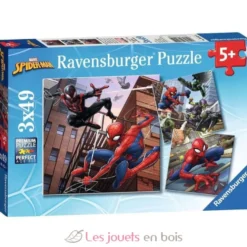 Puzzle Spiderman en action 3x49 pcs - Ravensburger