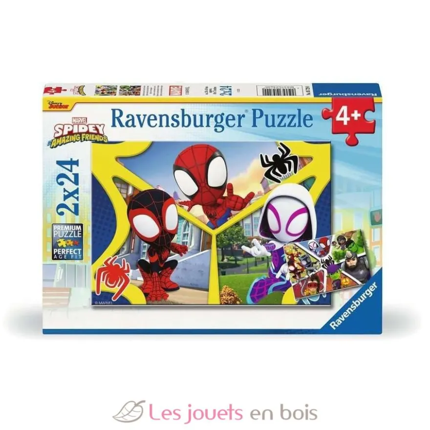 Puzzle Spidey et compagnie 2x24 pcs - Ravensburger