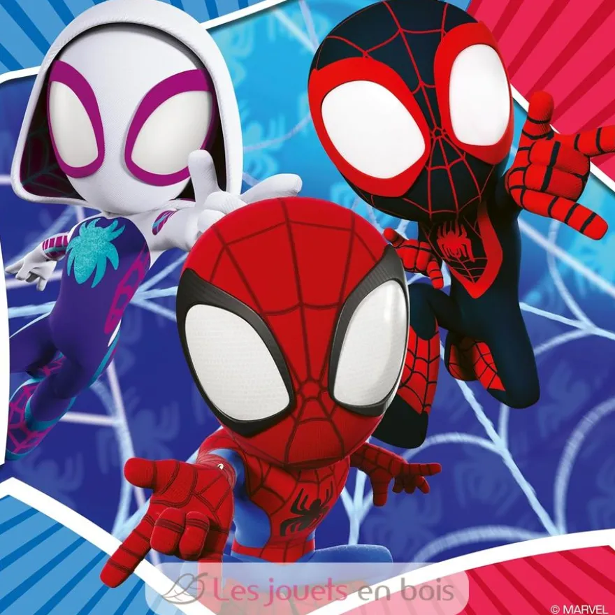 Puzzle Spidey le lanceur de toile 3x49 pcs - Ravensburger