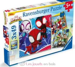 Puzzle Spidey le lanceur de toile 3x49 pcs - Ravensburger
