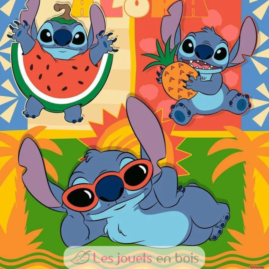 Puzzle Stitch Aloha 3x49 pcs - Ravensburger