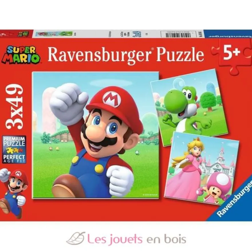 Puzzle Super Mario 3x49 pcs - Ravensburger