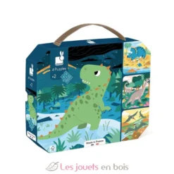 4 puzzles évolutifs Dinosaures - Janod