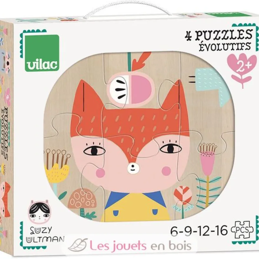 Puzzles évolutifs Suzy Ultman - Vilac