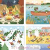 4 puzzles évolutifs Vacances - Vilac
