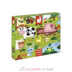 Puzzle tactile de la Ferme - Janod