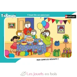 Puzzle T'choupi fête son anniversaire 15 pcs - Nathan