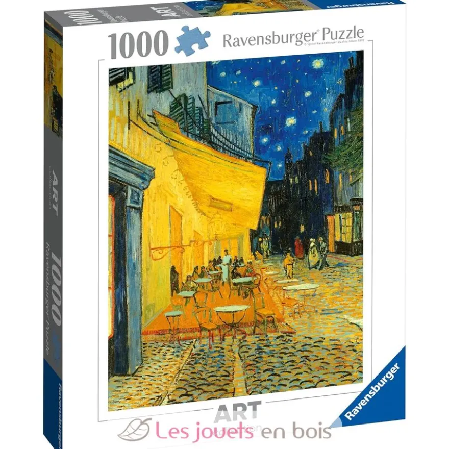 Puzzle Terrasse de café le soir 1000 pcs - Ravensburger