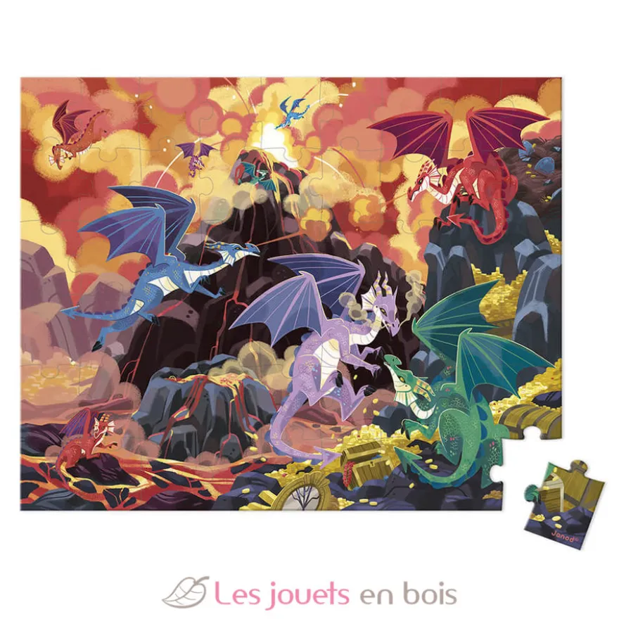 Puzzle Terre de Dragons 54 pcs - Janod