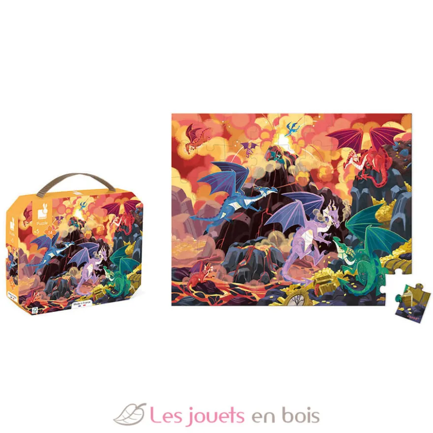 Puzzle Terre de Dragons 54 pcs - Janod