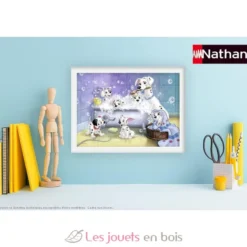Puzzle Tous au bain 101 Dalmatiens 60 pcs - Nathan