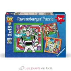 Puzzle Toy Story 5 En mission 3x49 pcs - Ravensburger