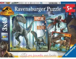 Puzzle T-Rex Jurassic World 3x49 pcs - Ravensburger