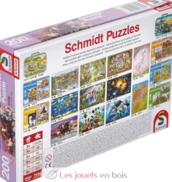 Puzzle Trio de chevaux sauvages 200 pcs - Schmidt Spiele