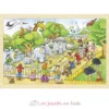 Puzzle Une journée au zoo 24 pcs - Goki