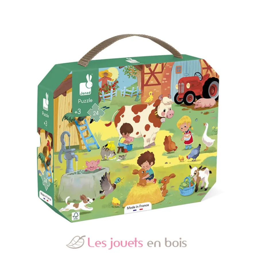 Puzzle Une Journée à la Ferme 24 pcs - Janod