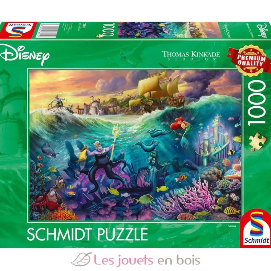 Puzzle Ursula La Petite Sirène 1000 pcs - Schmidt Spiele