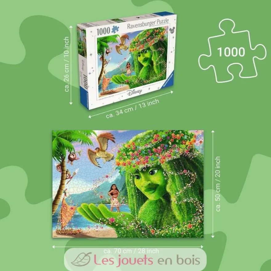 Puzzle Vaiana 1000 pièces - Ravensburger