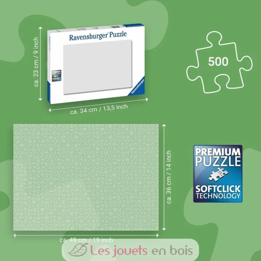 Puzzle Vallée des montgolfières 500 pièces - Ravensburger