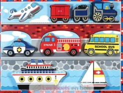 Puzzle véhicules à grosses pièces multicolore Melissa and Doug