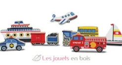 Puzzle véhicules à grosses pièces multicolore Melissa and Doug