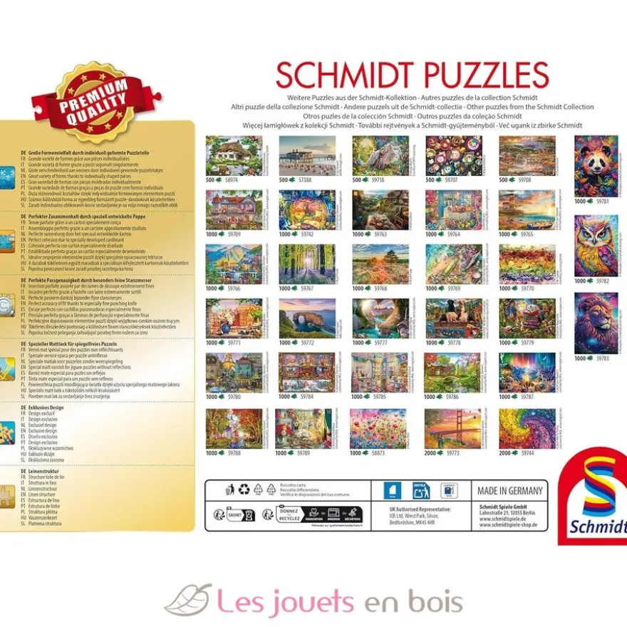Puzzle Véranda des montagnes 1000 pcs - Schmidt Spiele