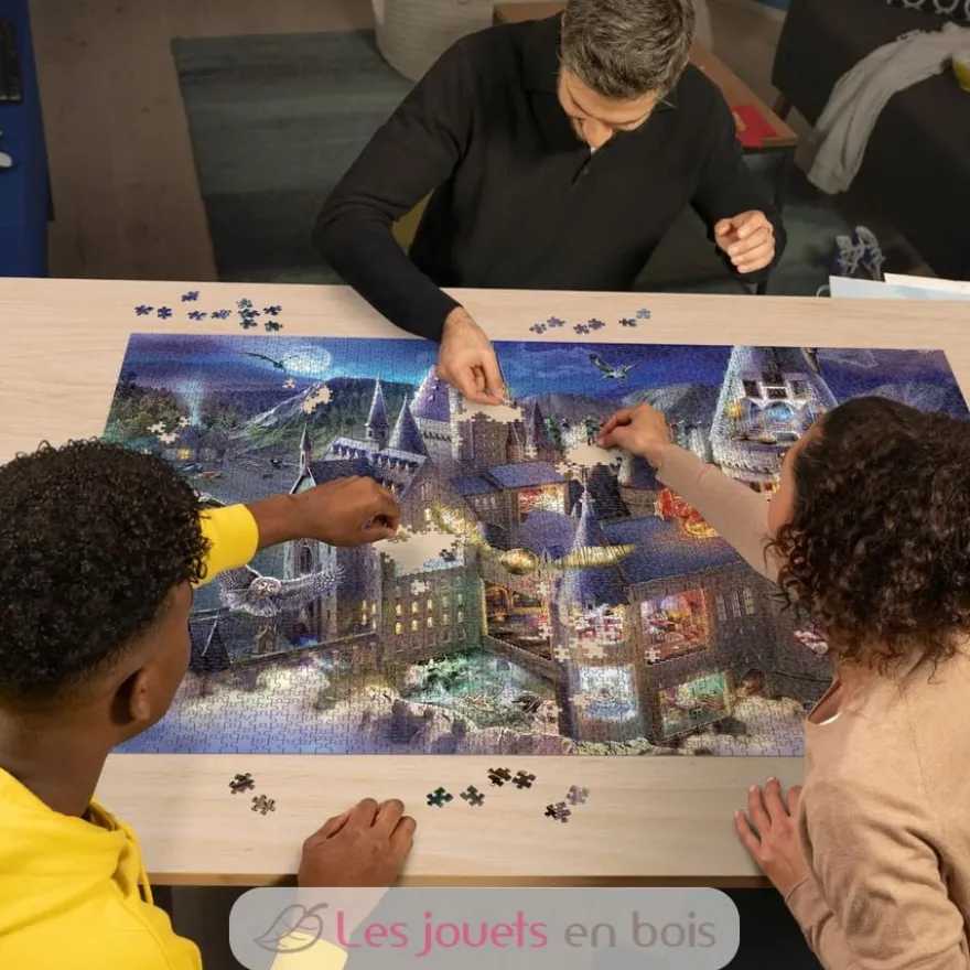 Puzzle Vue sur le château Poudlard 3000 Pcs - Ravensburger
