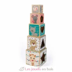 Pyramide 5 cubes Sophie la Girafe - Janod