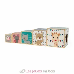 Pyramide 5 cubes Sophie la Girafe - Janod
