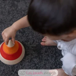 Pyramide à empiler et à encastrer - Plan Toys