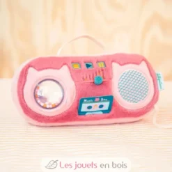Radio sonore Jeanne le chat rose - Polyester - Lilliputiens