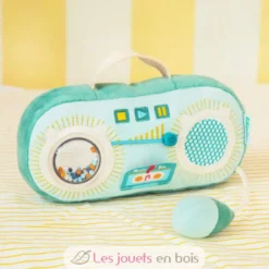Radio sonore Joe le dragon verte - Polyester - Lilliputiens