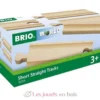 Rails Courts Droits 108 mm - Brio