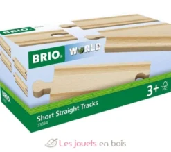 Rails Courts Droits 108 mm - Brio