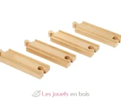 Rails Courts Droits 108 mm - Brio