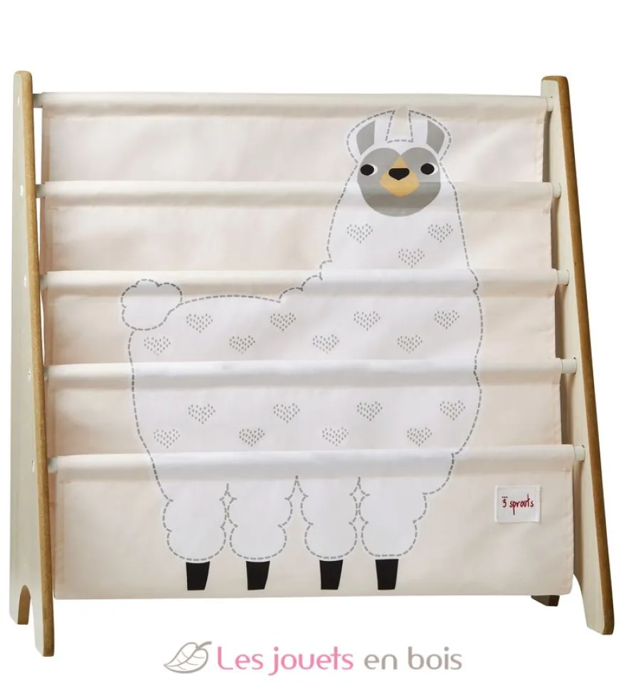 Rangement livres Lama - 3 Sprouts