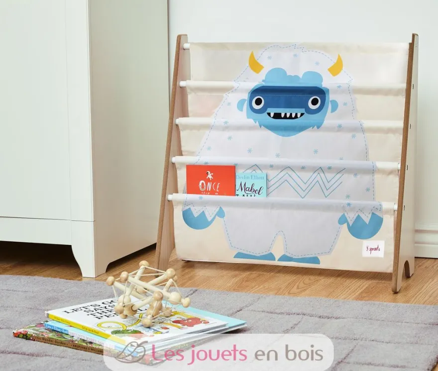 Rangement livres Yéti - 3 Sprouts