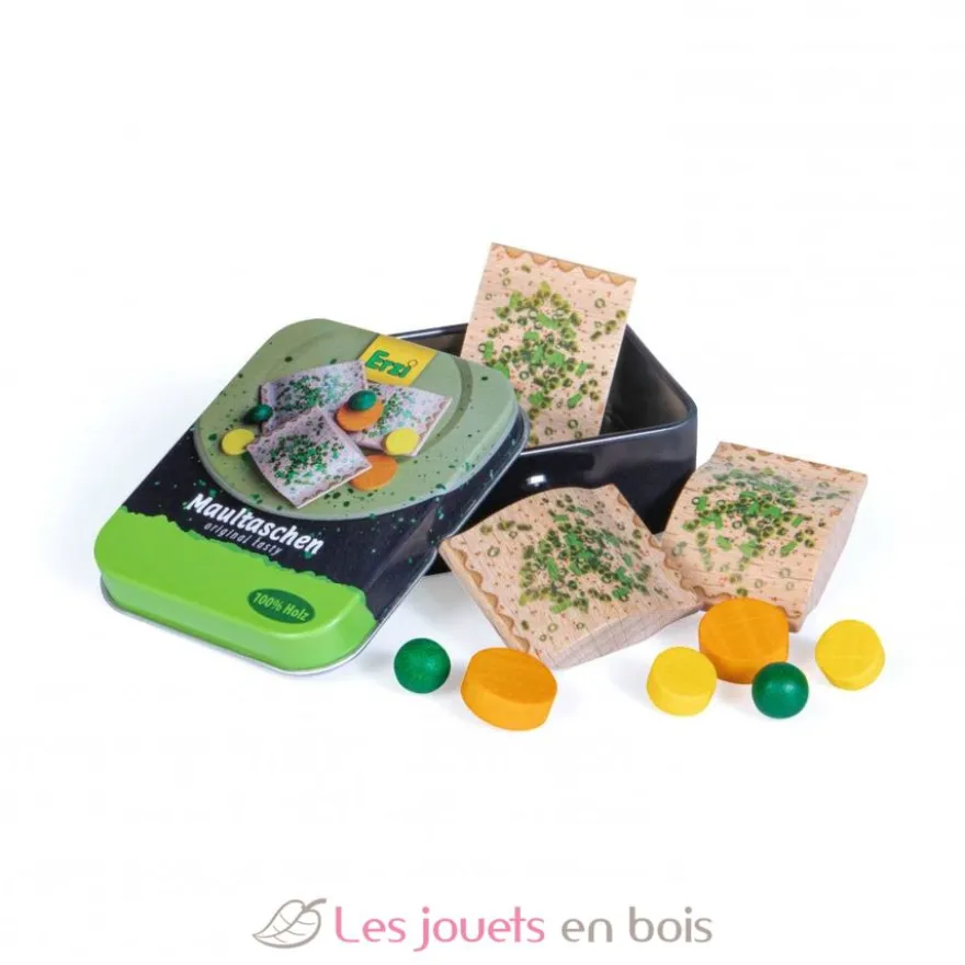 Raviolis et petits légumes en bois - Erzi