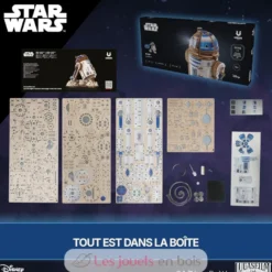 R2-D2 Star Wars - Puzzle 3D mécanique en bois - Ugears