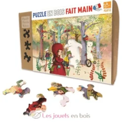 Rencontre en forêt de Sophie Lebot - Puzzle Michèle Wilson