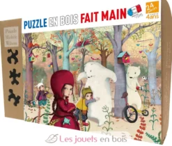 Rencontre en forêt de Sophie Lebot - Puzzle Michèle Wilson